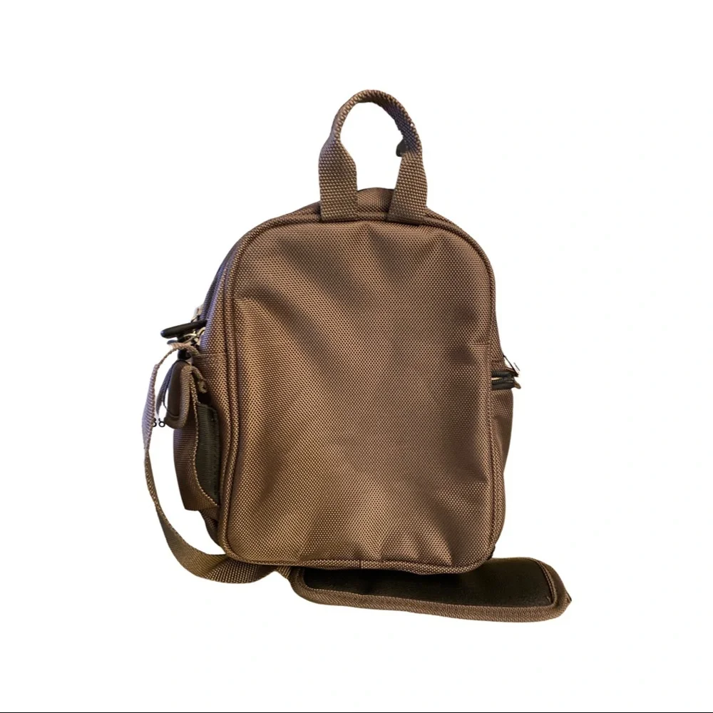 Ricardo Beverly Hills Brown Travel Bag Crossbody Strap Carry on